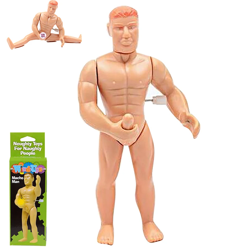 New Tricky Toy Mischief Super Hilarious Horny Jerks Christmas Gift Wind Up Prank Joke Gag Man Stress Toys Bachelor Party Fun Toy