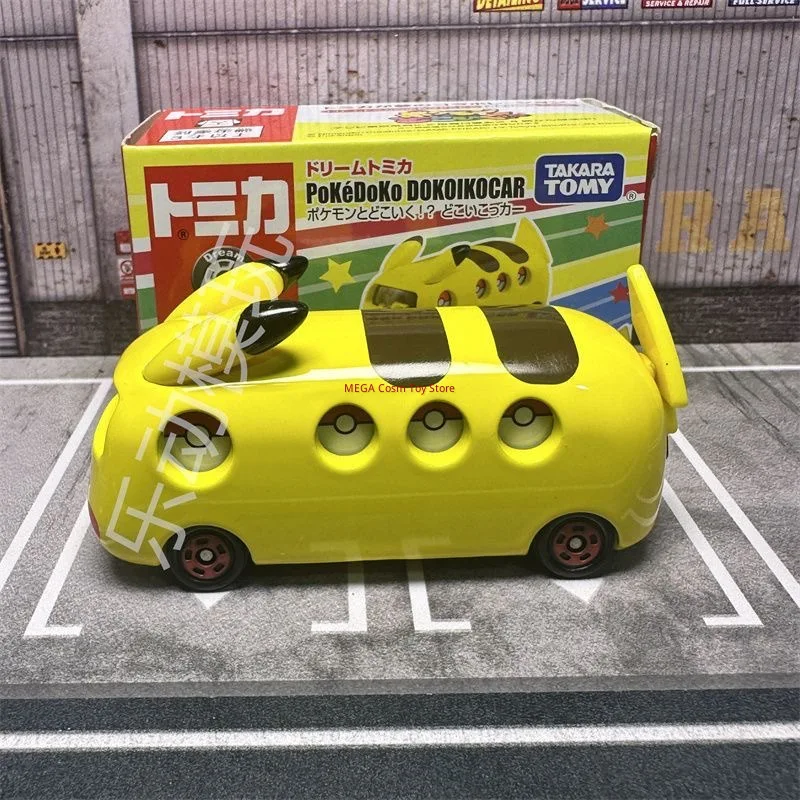 Оригинальный коллекционный мини-автомобиль Takara Tomy Dream Tomica No.151 Pikachu Pokedoko Dokoikocar, литой под давлением, из сплава, игрушка-подарок (art.: 3920db73e647c) - 3920db73e647c