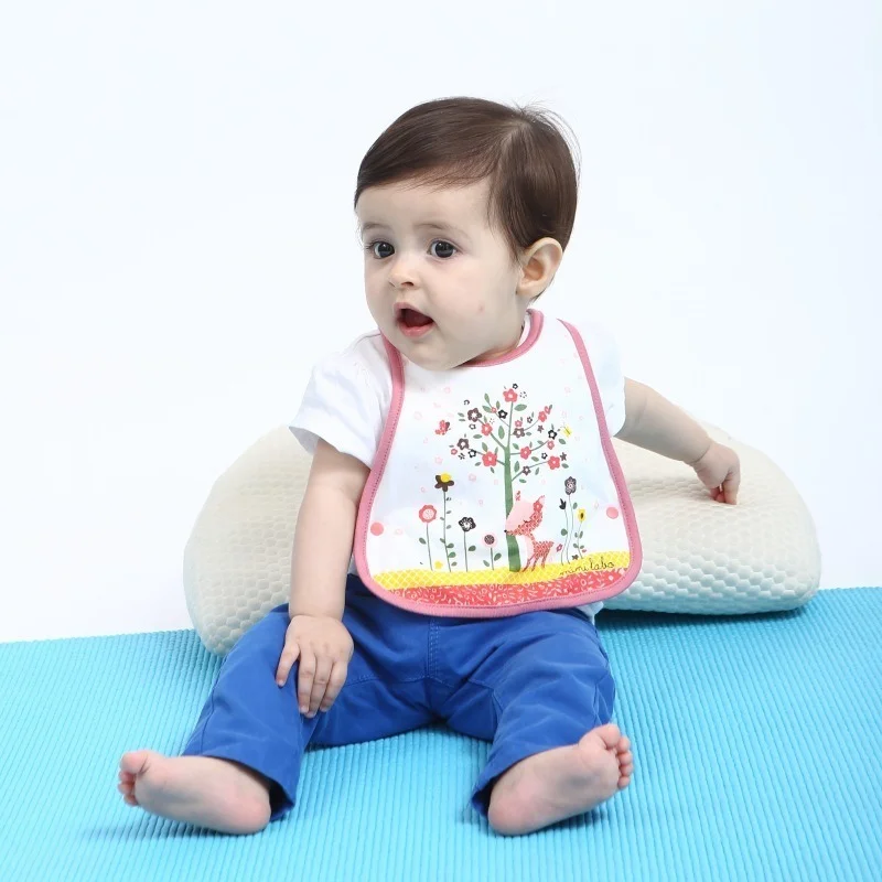 1 шт. Детский многофункциональный нагрудник из хлопка |