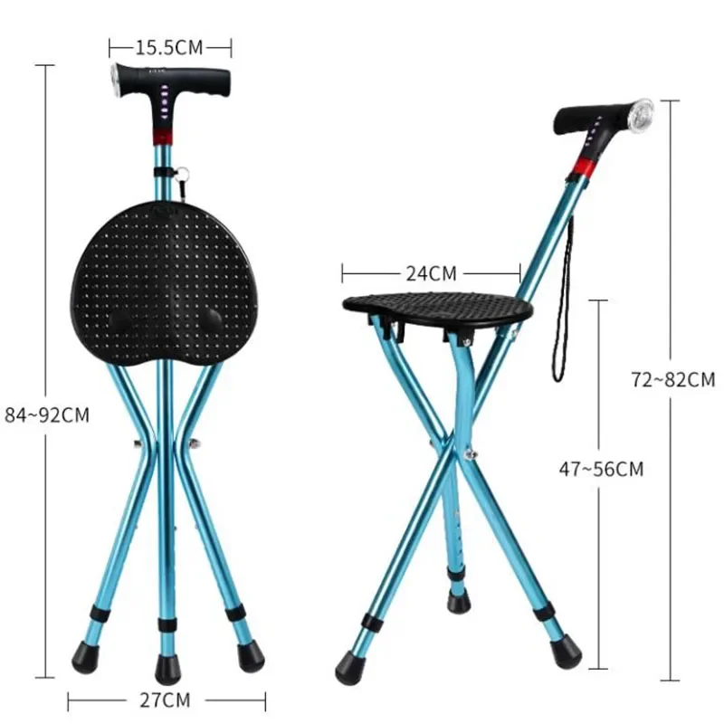 Табурет для пожилых людей ультралегкий складной табурет из алюминиевого сплава