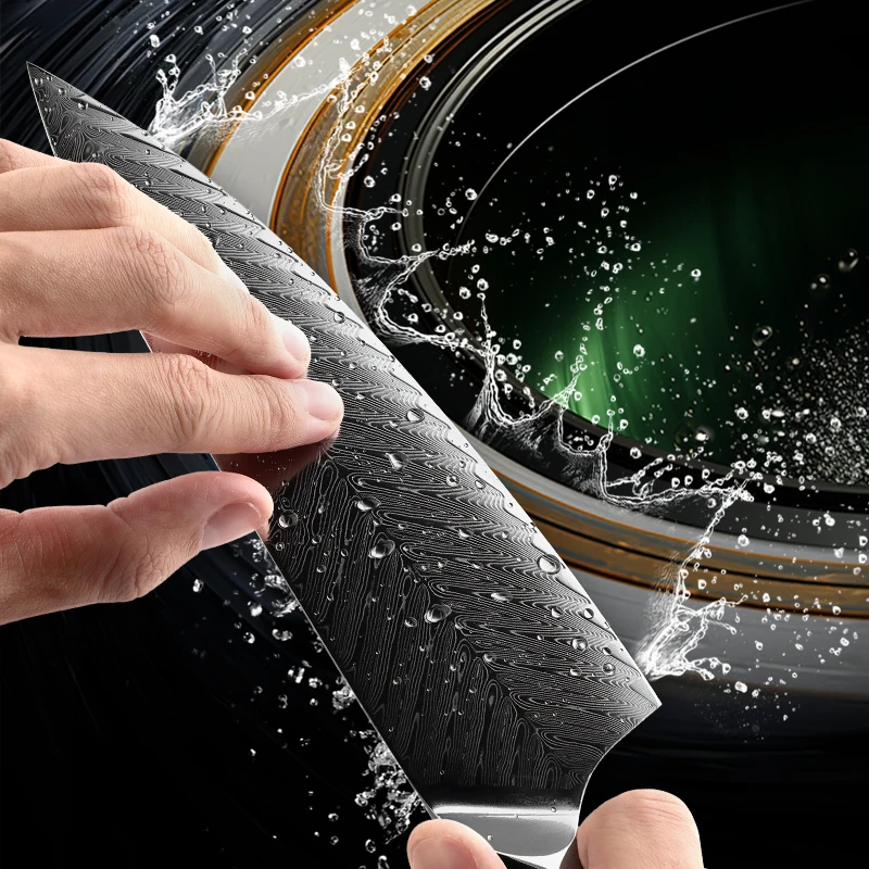 Кухонный нож шеф-повара Grandsharp 7 5 дюйма 67-слойный искусственный японский кухонный