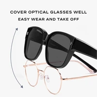 caponi fit over sunglasses for women tr 90 fashion polarized shades uv400 protection anti glare convenient sun glasses cp3091