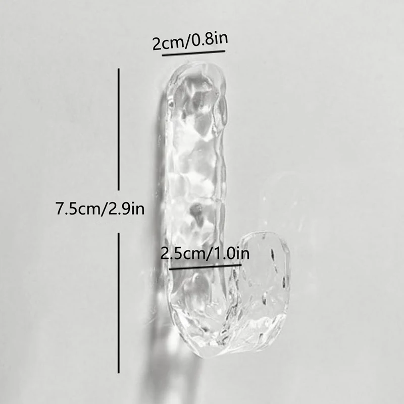 Роскошный акриловый настенный крючок для домашнего декора прочная клейкая