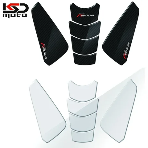 Подходит для R1200 S R1200S 2007-2010 2009, 3D прозрачное углеродное волокно, накладка на топливный бак мотоцикла, защитные наклейки, наклейки