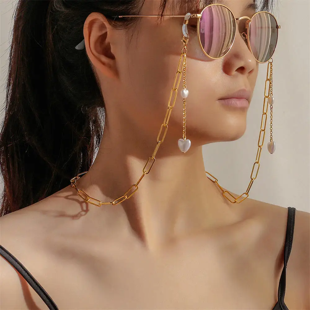 

Eyeglass Chains Face Mask Chain Necklace Sunglasses Eyewear Strap Holder Reading Glasses Retainer For Women