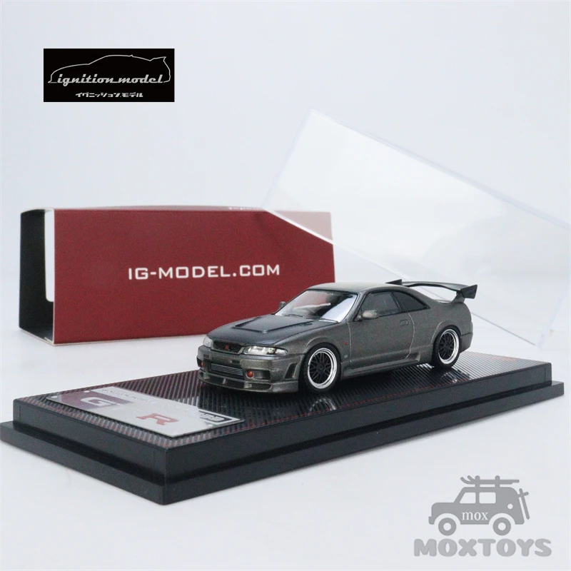 

IG 1:64 Nissan R33 GT-R Titanium Gray Diecast Model Car