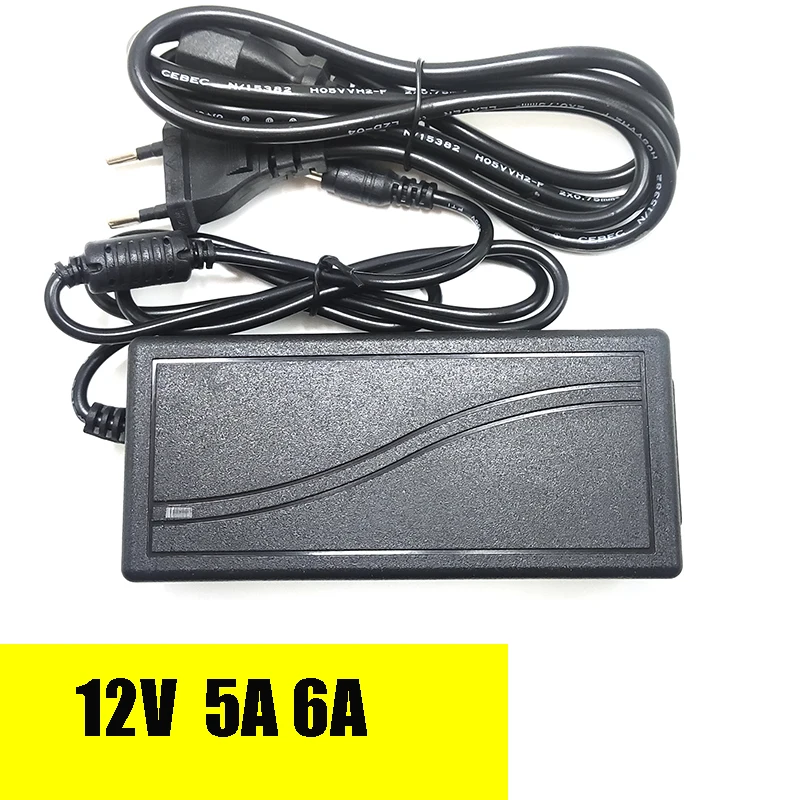 

Universal Power Adapter 12 volt Supply AC/DC 12V 5A 6A 10A Charger 12v Conterver Supply For computer Notebook LED Strips light