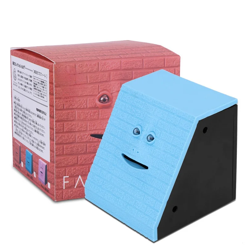 

Детская игрушка, Электрический банк денег с лицом, монеты едящие, умный датчик движения для мальчиков и девочек, подарки на день рождения дл...