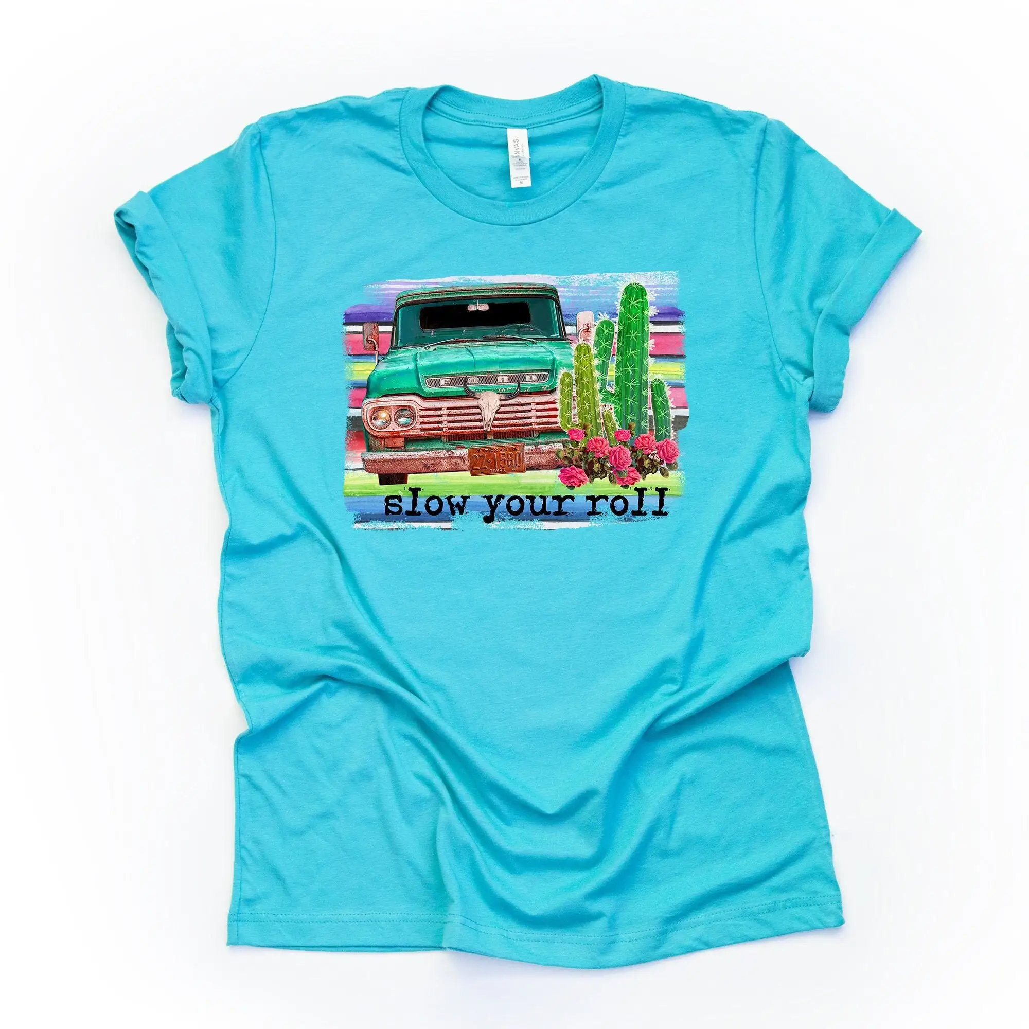 Рубашка унисекс с изображением старого синего кактуса 3 цвета на выбор