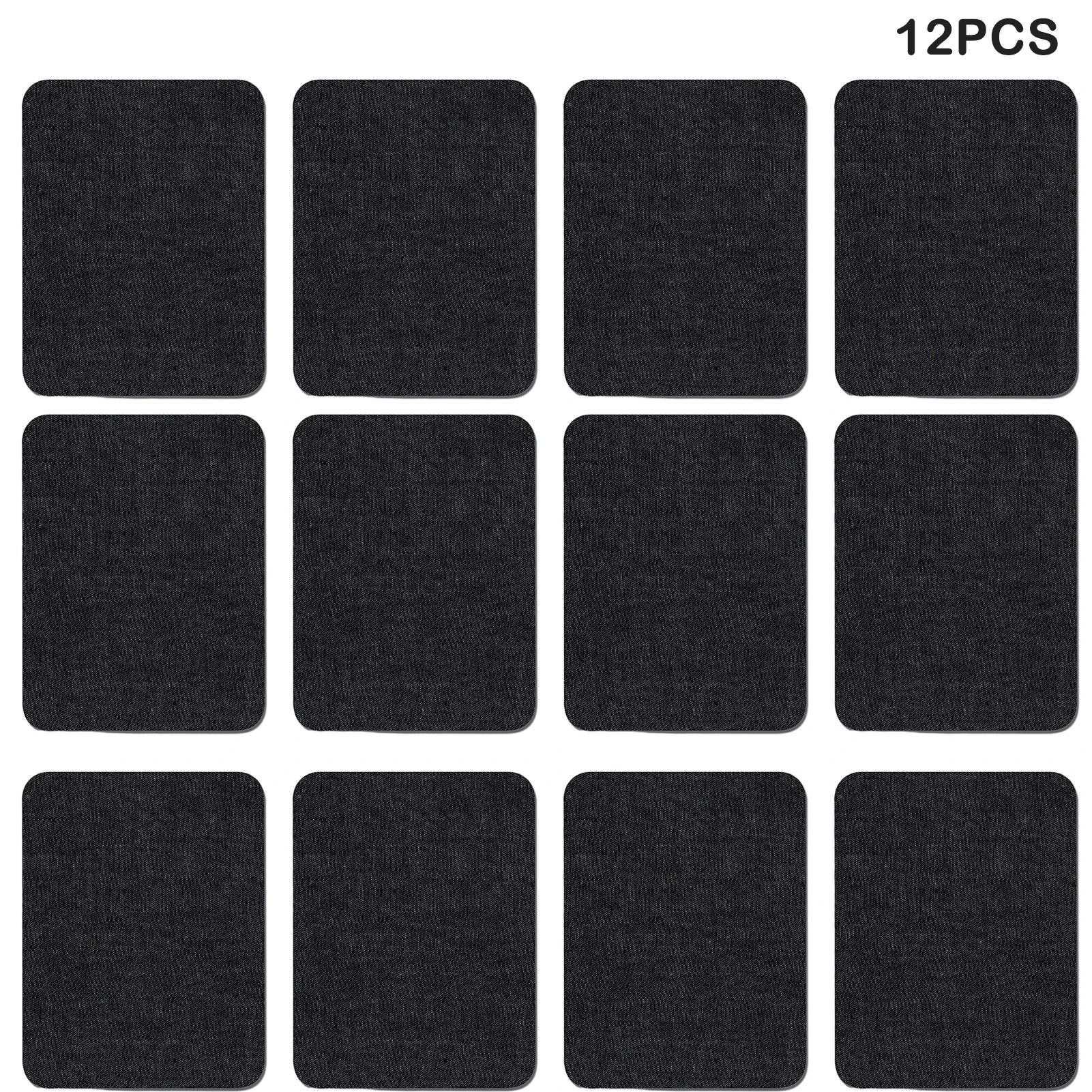 Women Men Iron On Patches Black Blue Repair Accessories