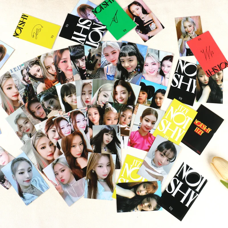 Kpop 5 шт./комплект ITZY новый альбом без стеснения ЛОМО карточка фотопечать карточки постер картина оптовая продажа Поклонники подарки коллекц...