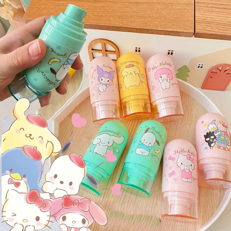 

30Ml Kawaii Sanrio My Melody Hello Kitty Anime Figure Spray Bottle Vacuum Disinfect Outdoor Macaron Cartoon Child Birthday Gift