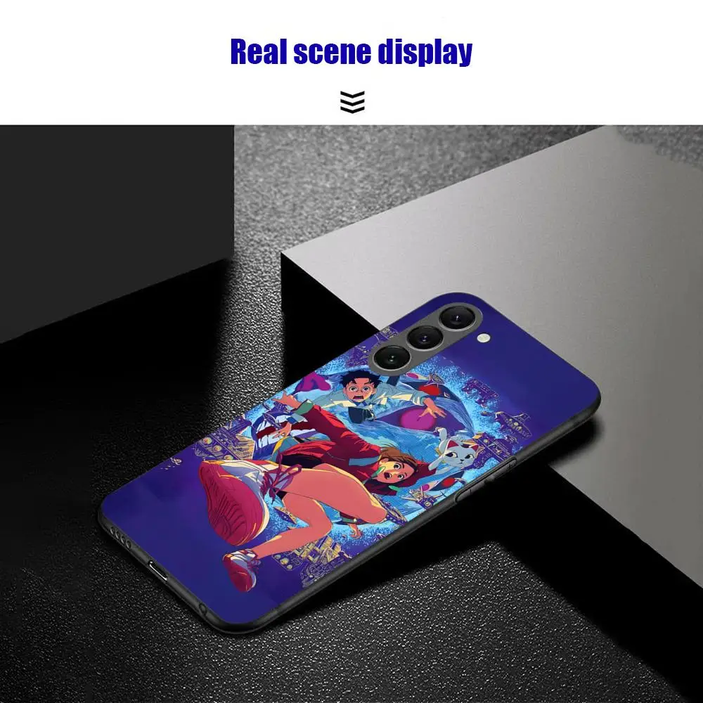 Фото Чехол для телефона A-Anime для Samsung Galaxy S26 S25 S24 S23 S22 S21 Plus Ultra Note20, мягкий, черный №3
