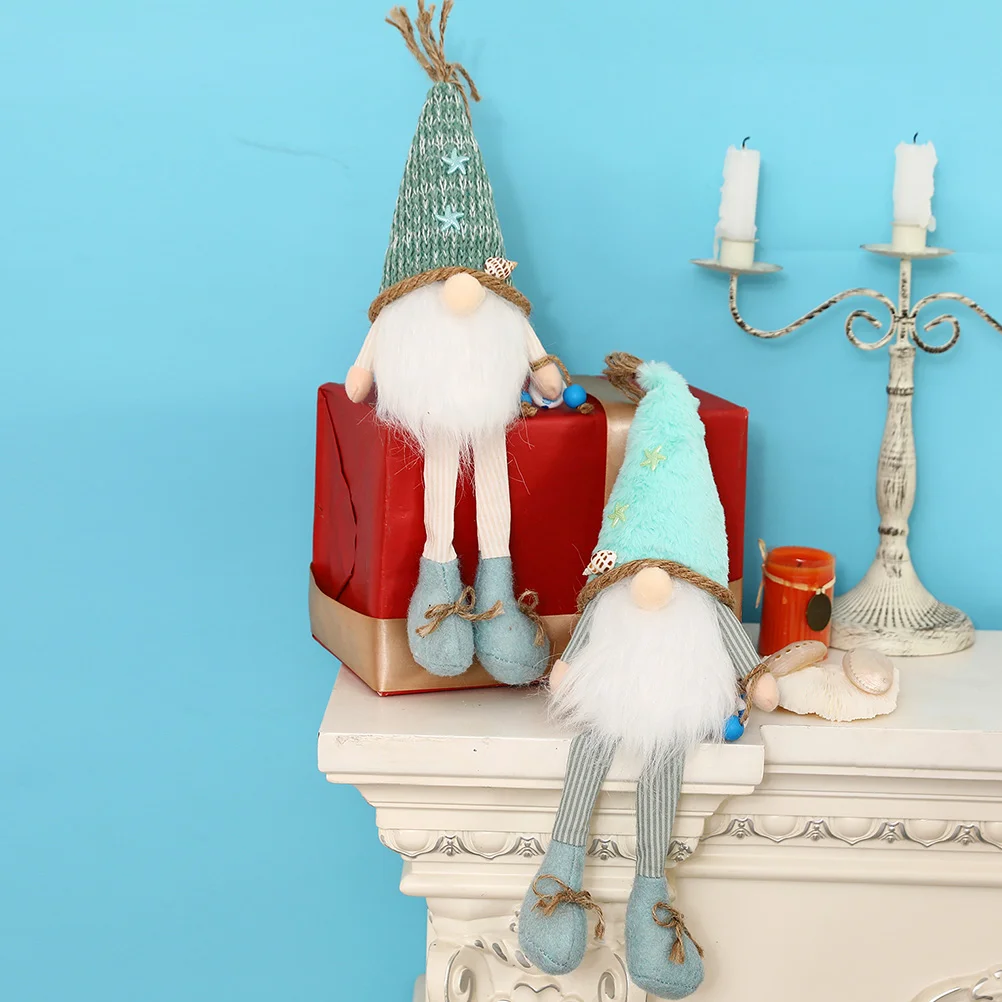 Длинная ракушка в летнем стиле гном домашний карлик морской декор пляжное