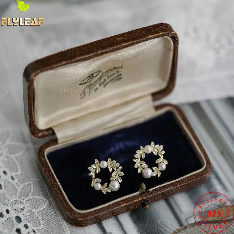 

Женские серьги-подвески из серебра 925 пробы, с жемчугом