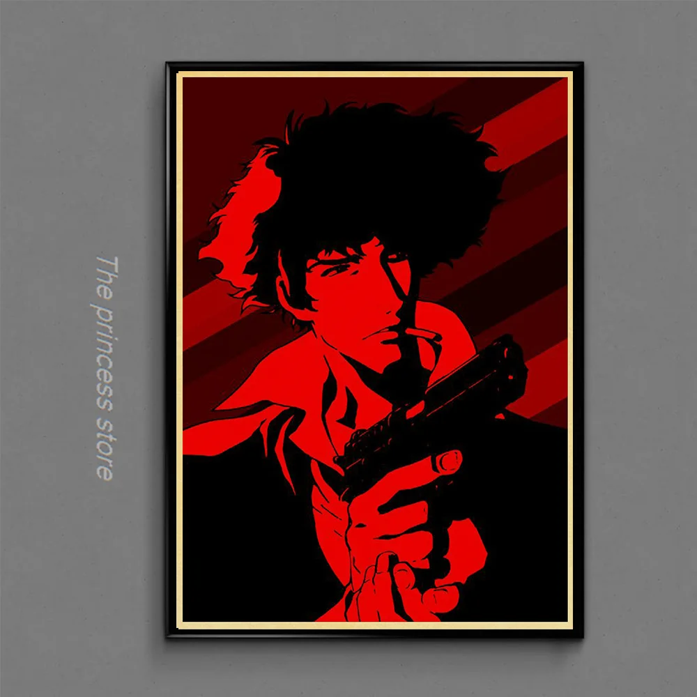 Новый Винтажный ковбойский постер Bebop постеры из японского аниме с принтом