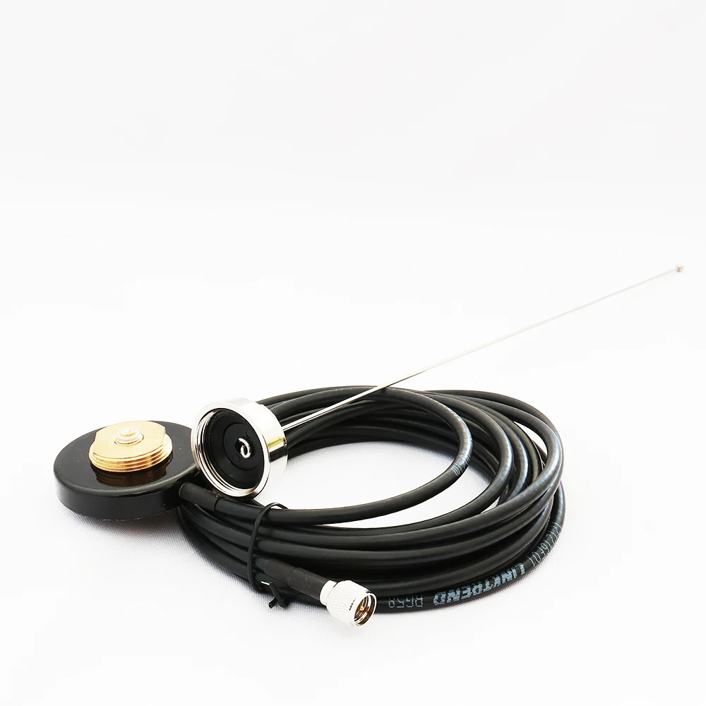 VHF 155-174MHz NMO Antenna Magnetic Mount MINI RG58 Cable For Mobile Radio