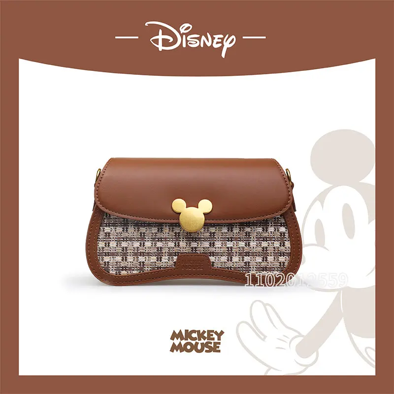 Disney Mickey Original New Women's Shoulder Bag Luxury Brand Women's Bag Cartoon Cute Crossbody Bag Fashion High Quality