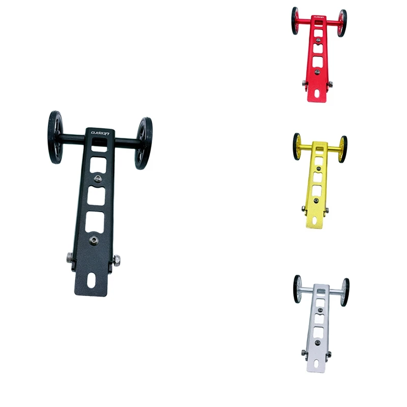 

Litepro For Birdy Bike Easy Wheel High Strength Aluminum Alloy Bmx Push Wheels Trailer Rack Bracket Bottle Cage Bike Part