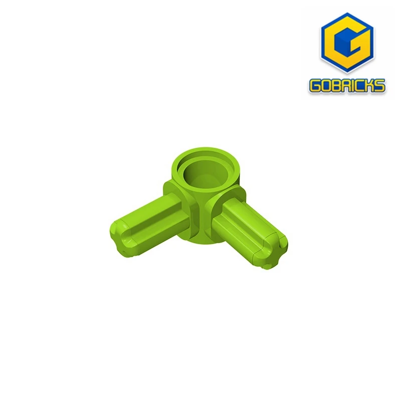

Gobricks GDS-924 Technical, Axle and Pin Connector Hub with 2 Perpendicular Axles compatible with lego 10197 DIY