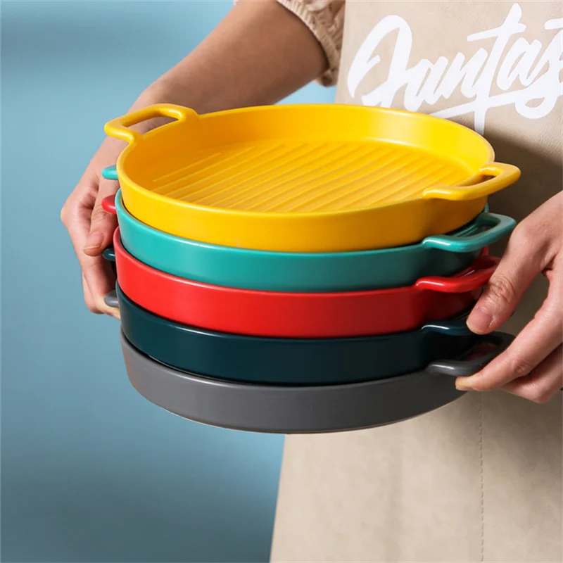 Керамическая посуда для выпечки сковорода кастрюля специальная микроволновой