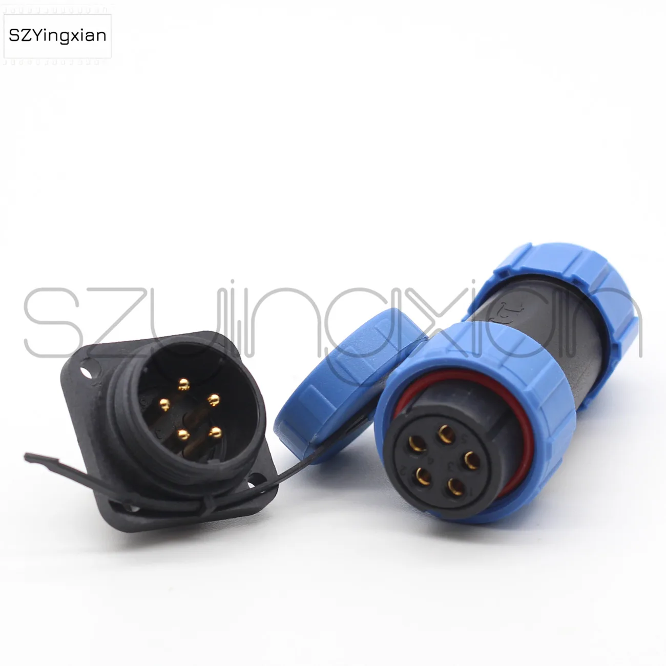 Квадратный панельный соединитель SP21, 2 3 4 5 6 7 8 9 10 12 контактов, уличная промышленная мощность, водонепроницаемый штекер IP68