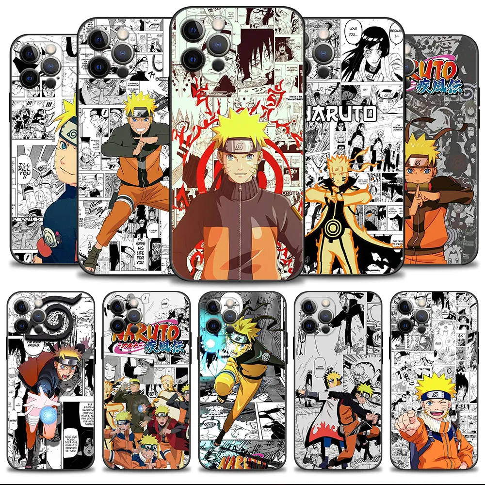 

Soft Silicone Phone Case For iPhone 14 13 12 11 Pro Max 6 6S 7 8 Plus X XS XR 12 13 Mini Shell Hidden Leaf Village Naruto