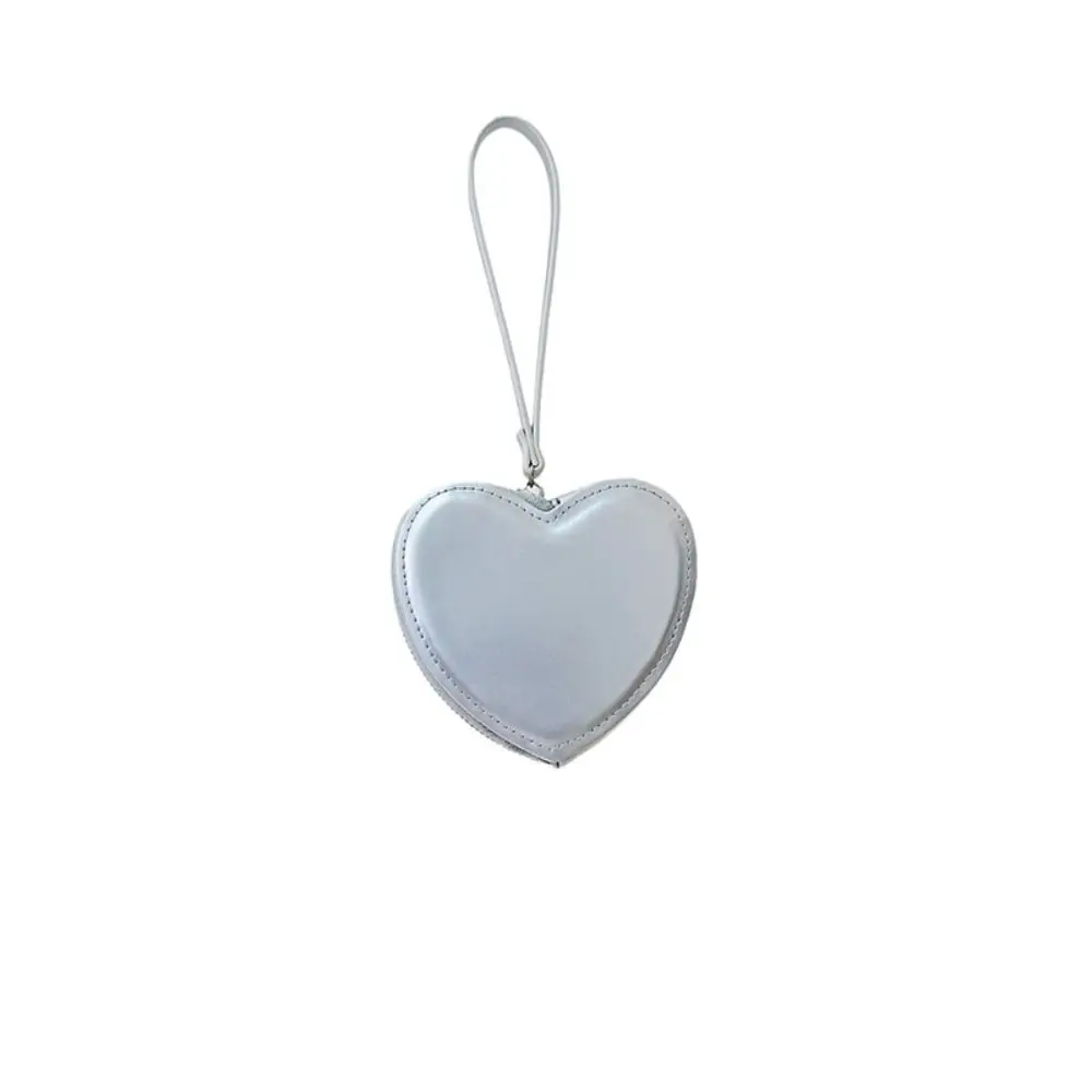 Мини-корейский стиль красный кошелек Love Hear карман для карт сумка на запястье