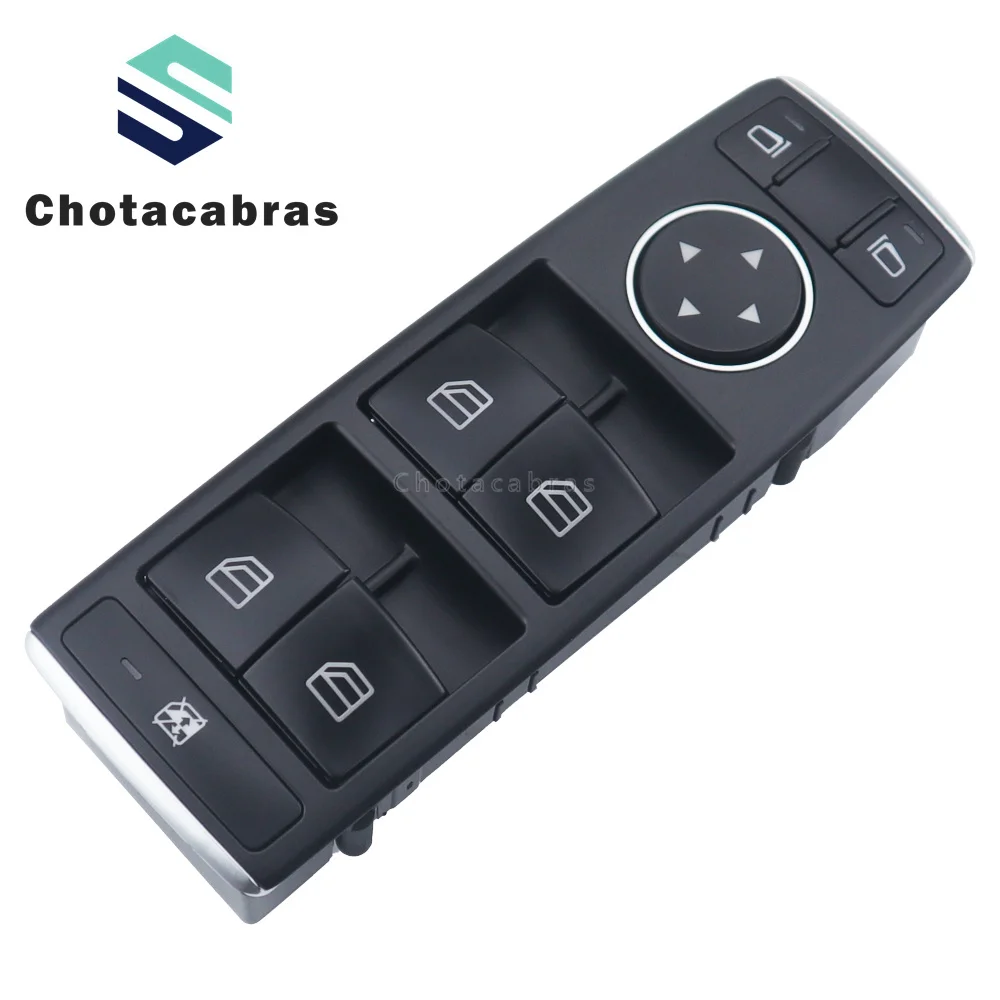 Фото Кнопка управления стеклоподъемником для Mercedes Benz W204 W212 C207 A207 C E Class X204 A2049055302 A1669054300 №2
