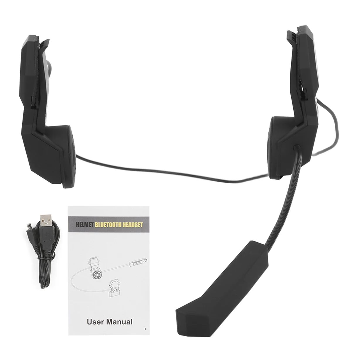 

Wireless Helmet Earphone Motorcycle Bike Racing Helmet BT Earphone with Mic Motorcycle Motorcycle