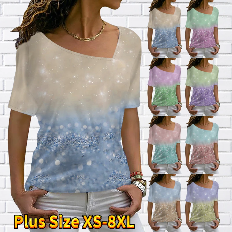 

Женский пуловер с коротким рукавом и V-образным вырезом