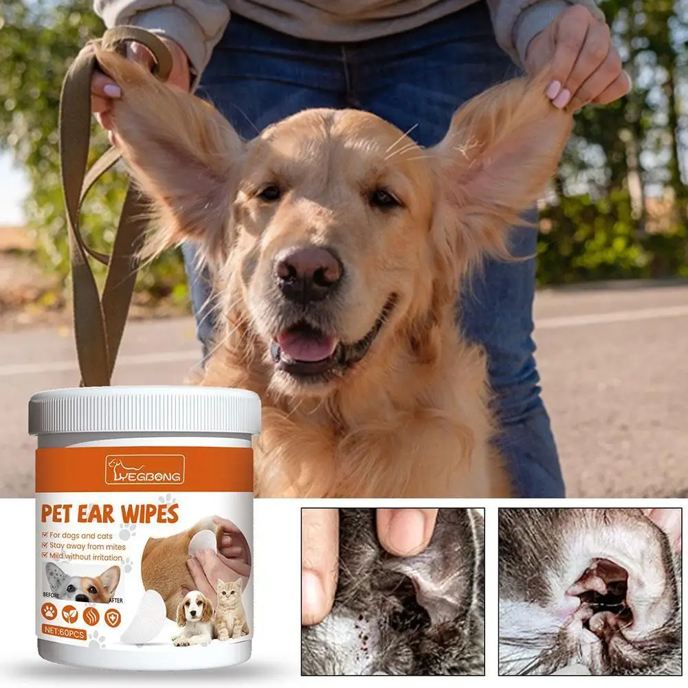

Pet Ear Wipe Pet Ear Gentle Cleaning Removing Mites Pet Tools Prevents Odor Itching Supplies And Earwax Cleaning Y8Z9