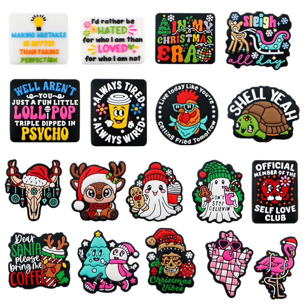 5/10 шт. силиконовые бусины в рождественском стиле