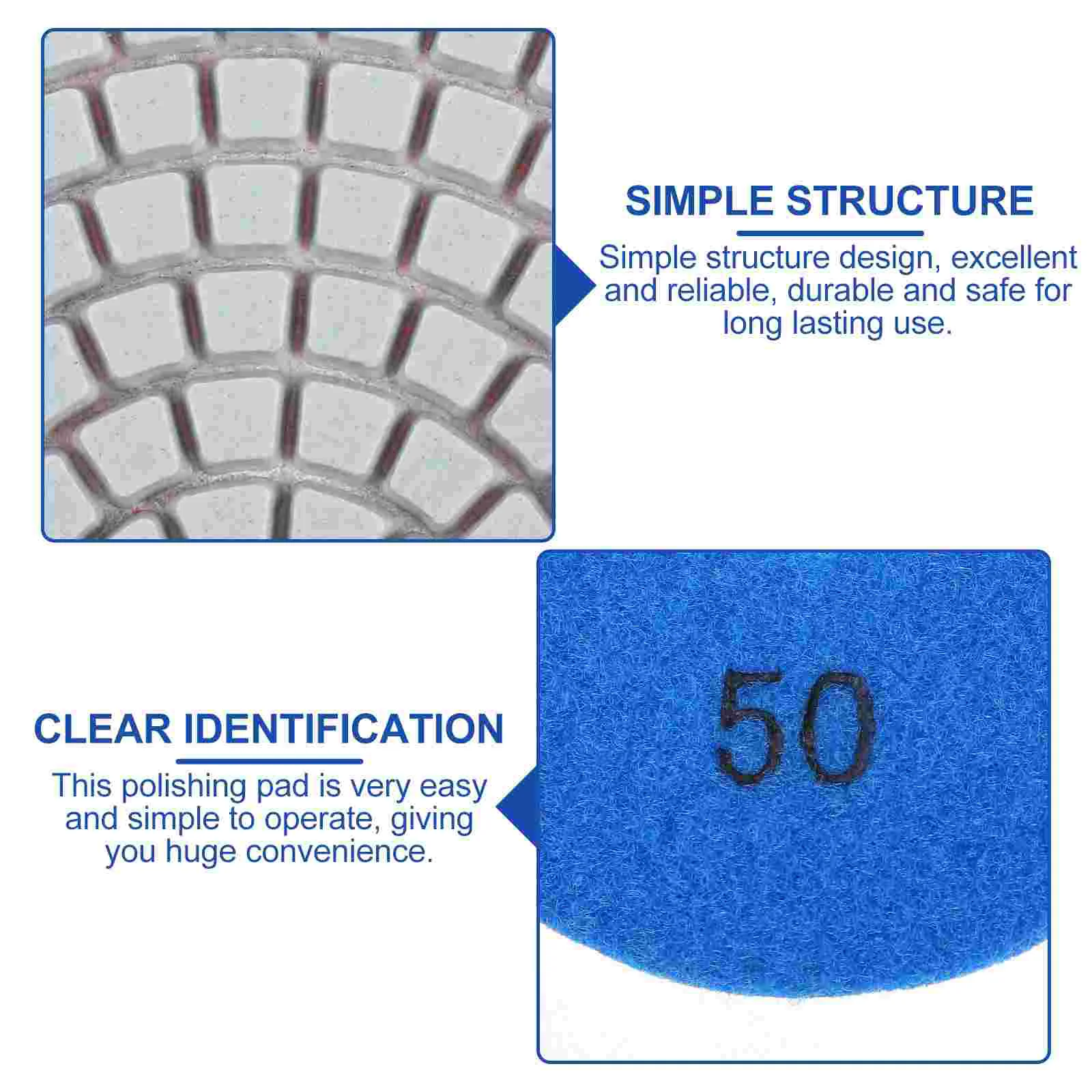 Polishing Pads Pad Granite Sanding Grinding Ceramic Polish Diamondgrinder Tools Wet Dry Kit Backer 