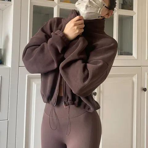 Женская флисовая куртка zuolunouba