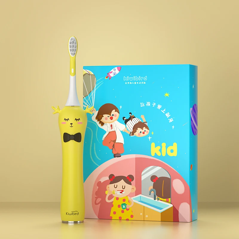 Kiwibird Lovely Electric Toothbrushes Carton Pattern Brush USB Charging Sonic Toothbrush For Kids