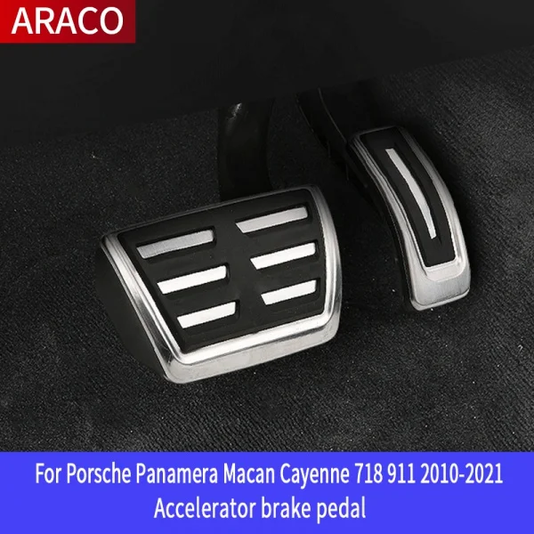 Педаль ножная из алюминиевого сплава для Porsche Panamera Macan Cayenne 718 911 2010-2021ускоритель