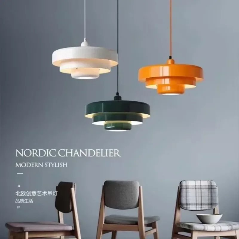 w zabytkowym żyrandolem Vintage Macaron restauracja Bauhaus gabinet pojedyncza głowica kawiarnia stół bar lampa rodzina niezbędne oświetlenie