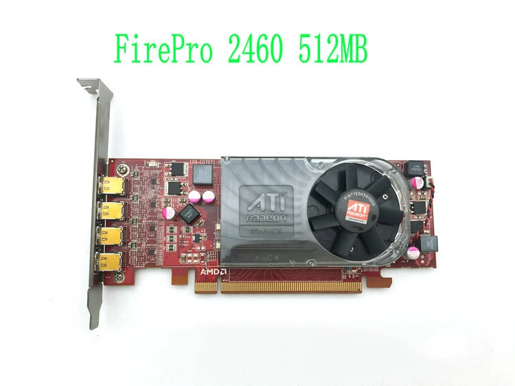 

ATI FirePro 2460 512M PCI-E X16 Professional Graphics Quad Screen Graphics
