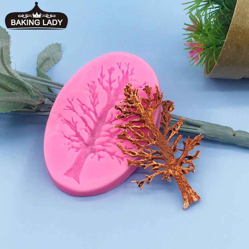 

Halloween Dead Branch Tree Silicone Mold DIY Fondant Cake Cookies Chocolate Baking Mold