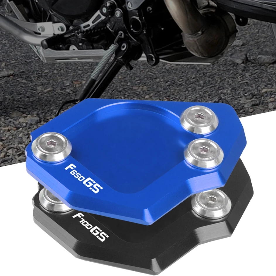 

Motorcycle Accessories Kickstand Foot Side Stand Extension Support Plate Pad FOR BMW F650GS Twin F700GS F700 GS F650 GS F 700 GS