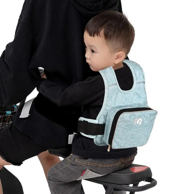 

Kids Motorcycle Safety Belt Breathable Kid Safety Belt For 2-12 Children Adjustable Safety Harness For The Electric Vehicle Bike