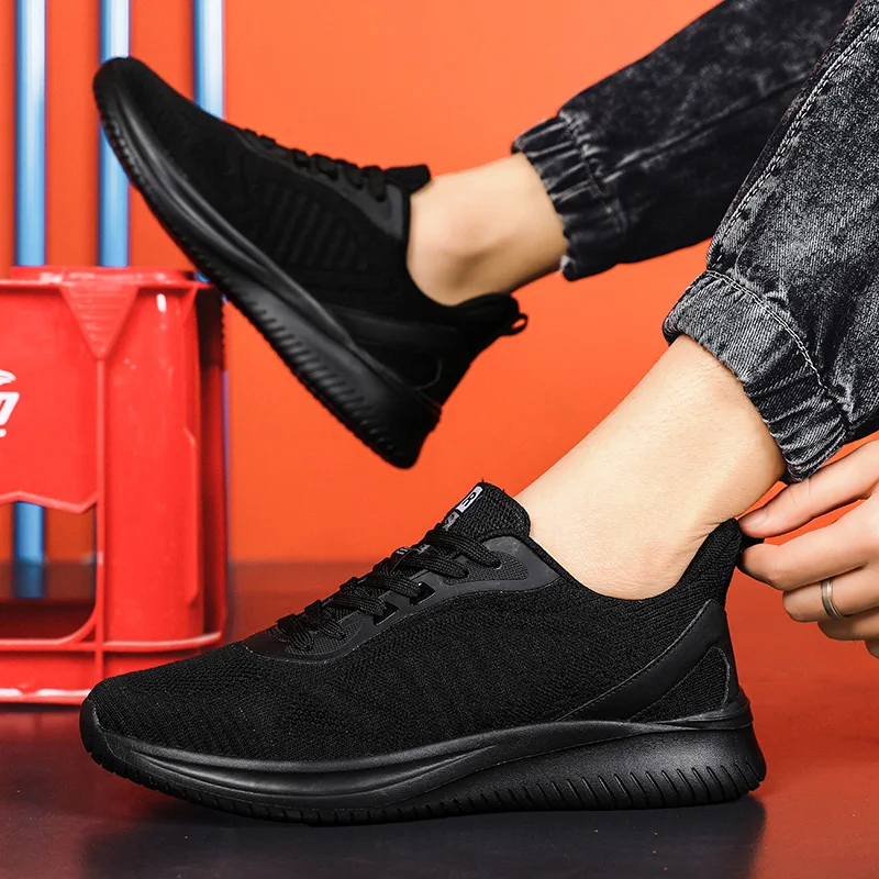 

Men's Running Shoes Breathable Fashion Casual sneakers for men 2023 high quality Mesh outdoor hiking shoes zapatos altos hombre