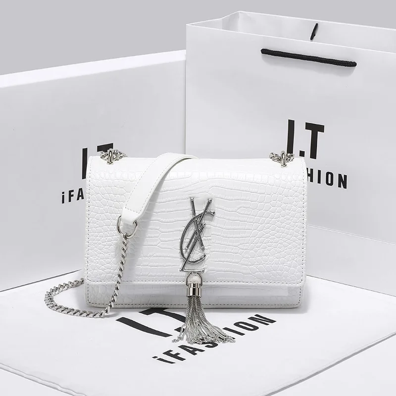 

Fashionable High Quality Bag 2023 New Summer Versatile Leather Light Luxury Women's Bag Chain Crossbody Bag