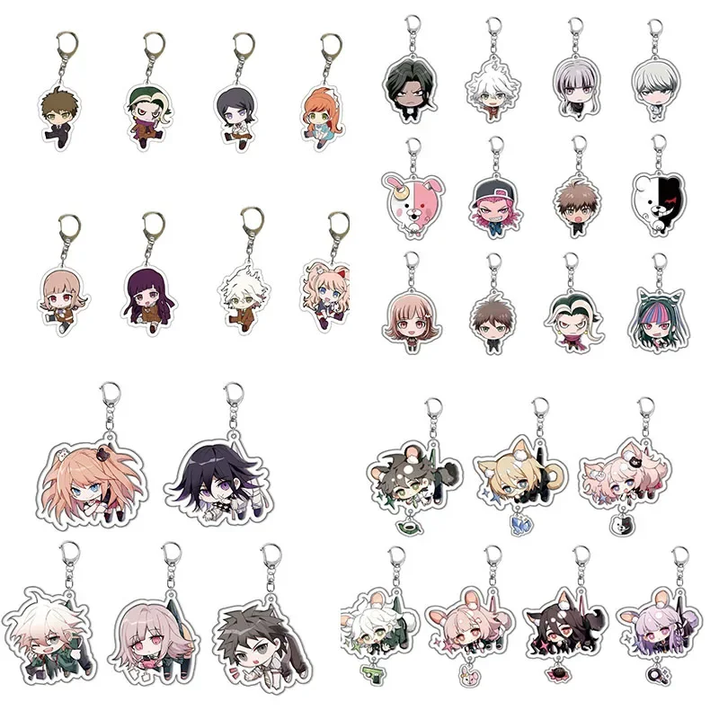5-20 шт./лот аниме Danganronpa брелок для косплея милый Kirigiri Kyoko Naegi Makoto кулон подруг