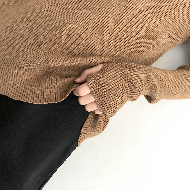 

Spring Solid Sweater Blouse Autumn Turtleneck Color Thin Basic Women Fashion Hooded Yoyikamomo 2022 Blouse Korean Pullovers Knit
