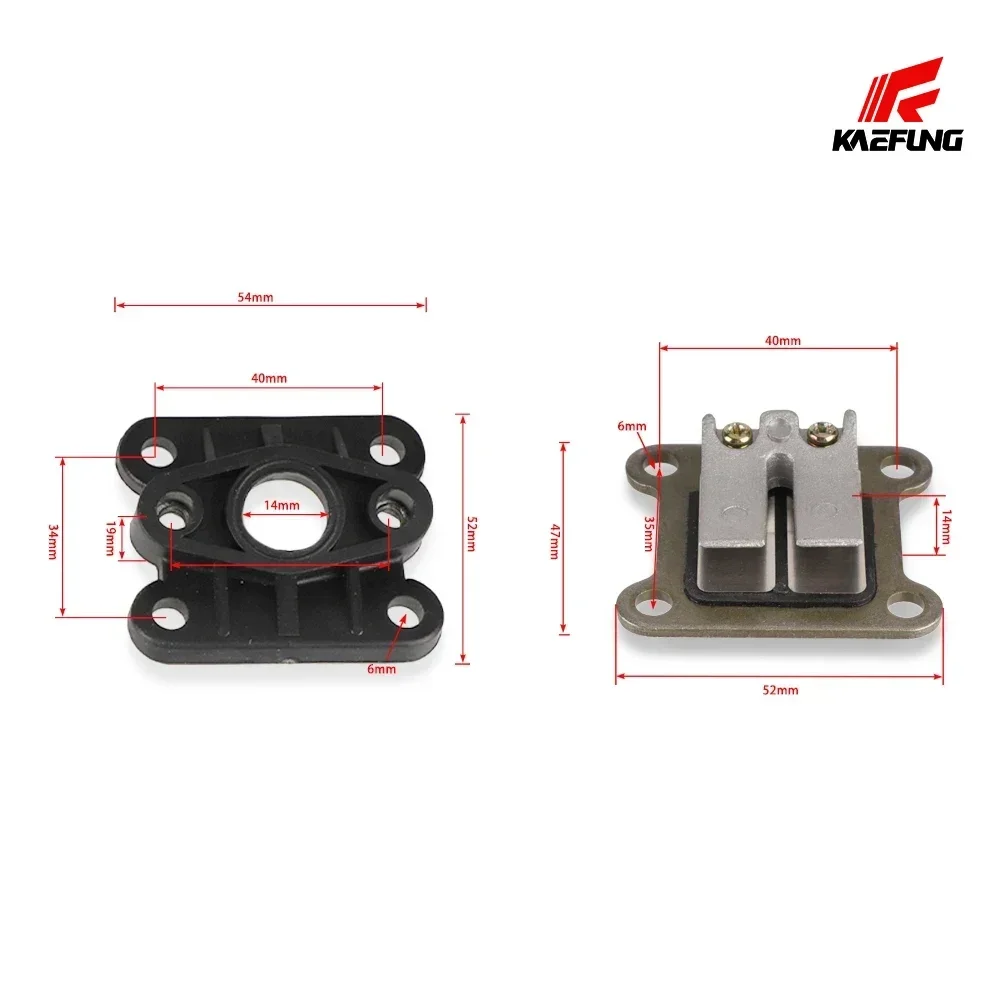 Карбюратор герметичный клапан впускной коллектор прокладки для 47cc 49cc Mini Moto