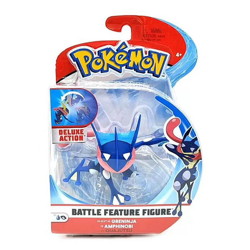 

Greninja Боевая фигурка WCT Original Deluxe Action 11 см игрушка покемон