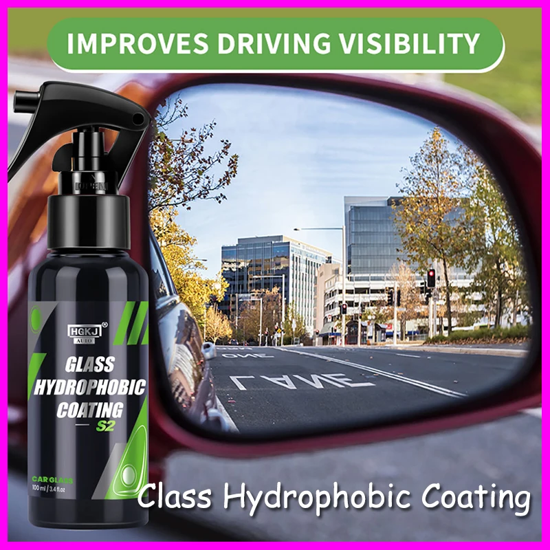 

Water Repellent Spray Anti Rain Coating for Car Glass Hydrophobic Anti-rain Liquid Windshield Mirror Mask Auto Chemical