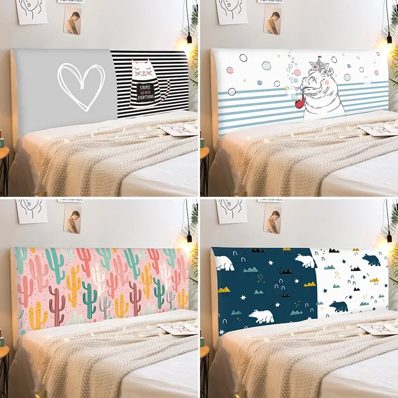 Эластичное Полноразмерное покрывало для кровати в стиле хиппота с принтом диких